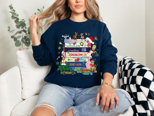 Christmas Movies Crewneck Sweatshirt