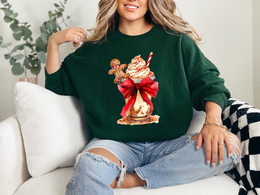 Gingerbread Coffee Crewneck Sweatshirt