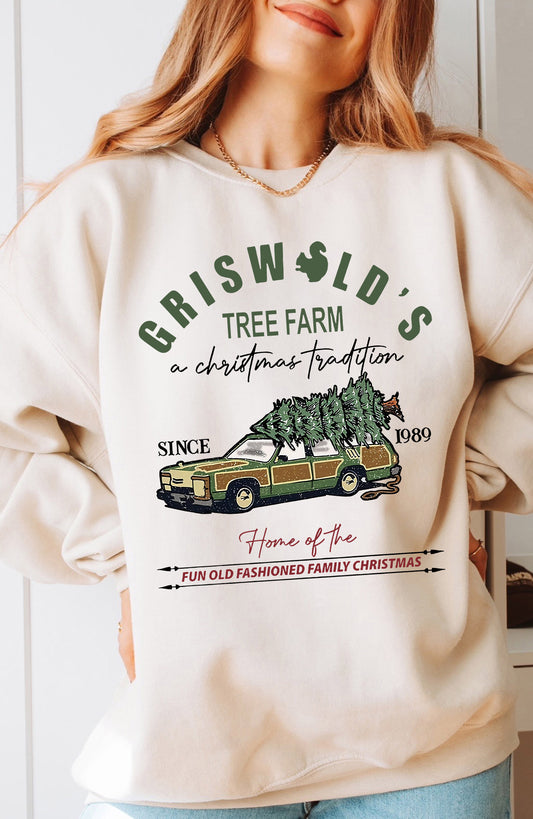 Griswold Tree Farm Crewneck Sweatshirt