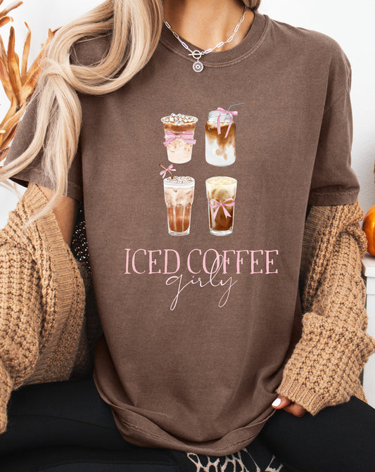 Iced Coffee Girly T-Shirt