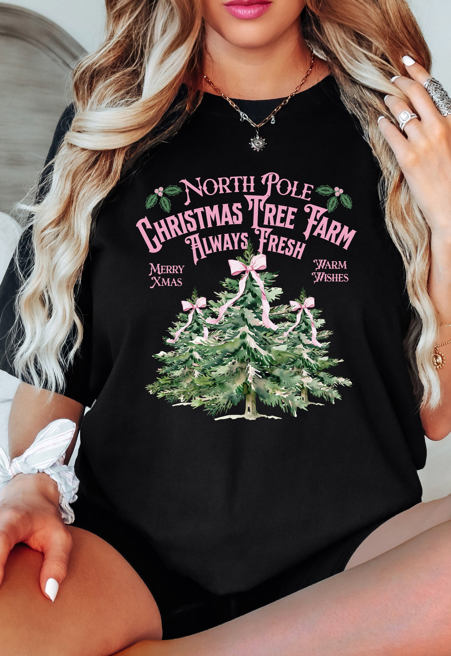 North Pole Christmas Tree Farm T-Shirt