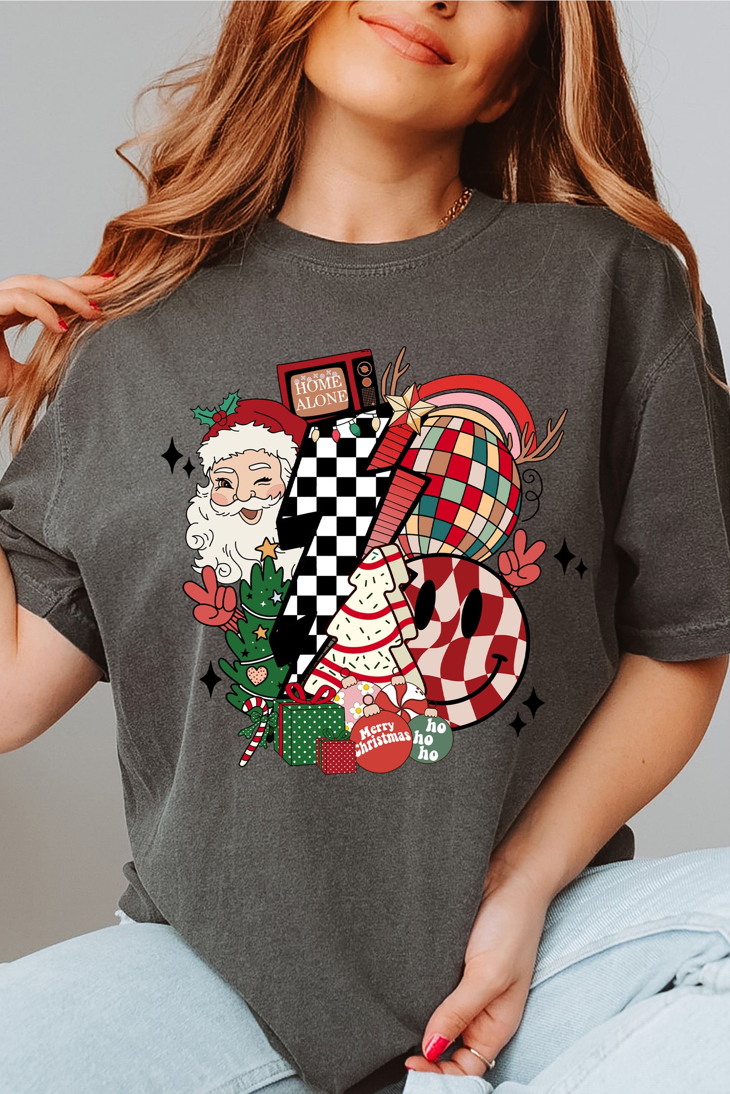 Retro Christmas Vibes T-Shirt