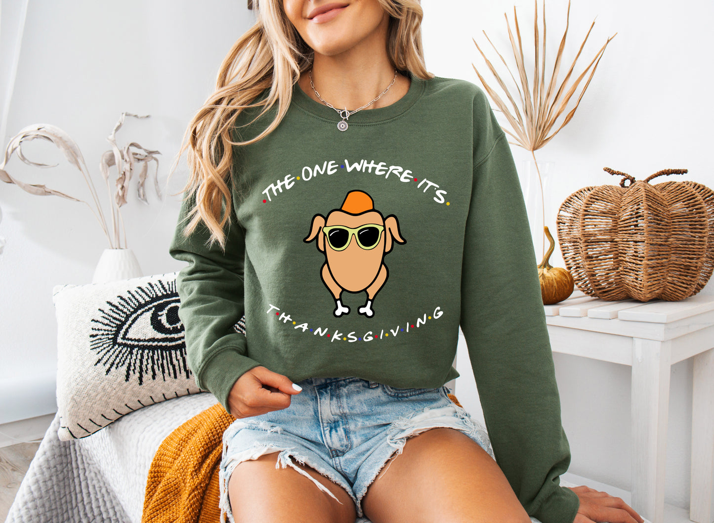 "The One Where it's Thanksgiving" Crewneck Sweatshirt