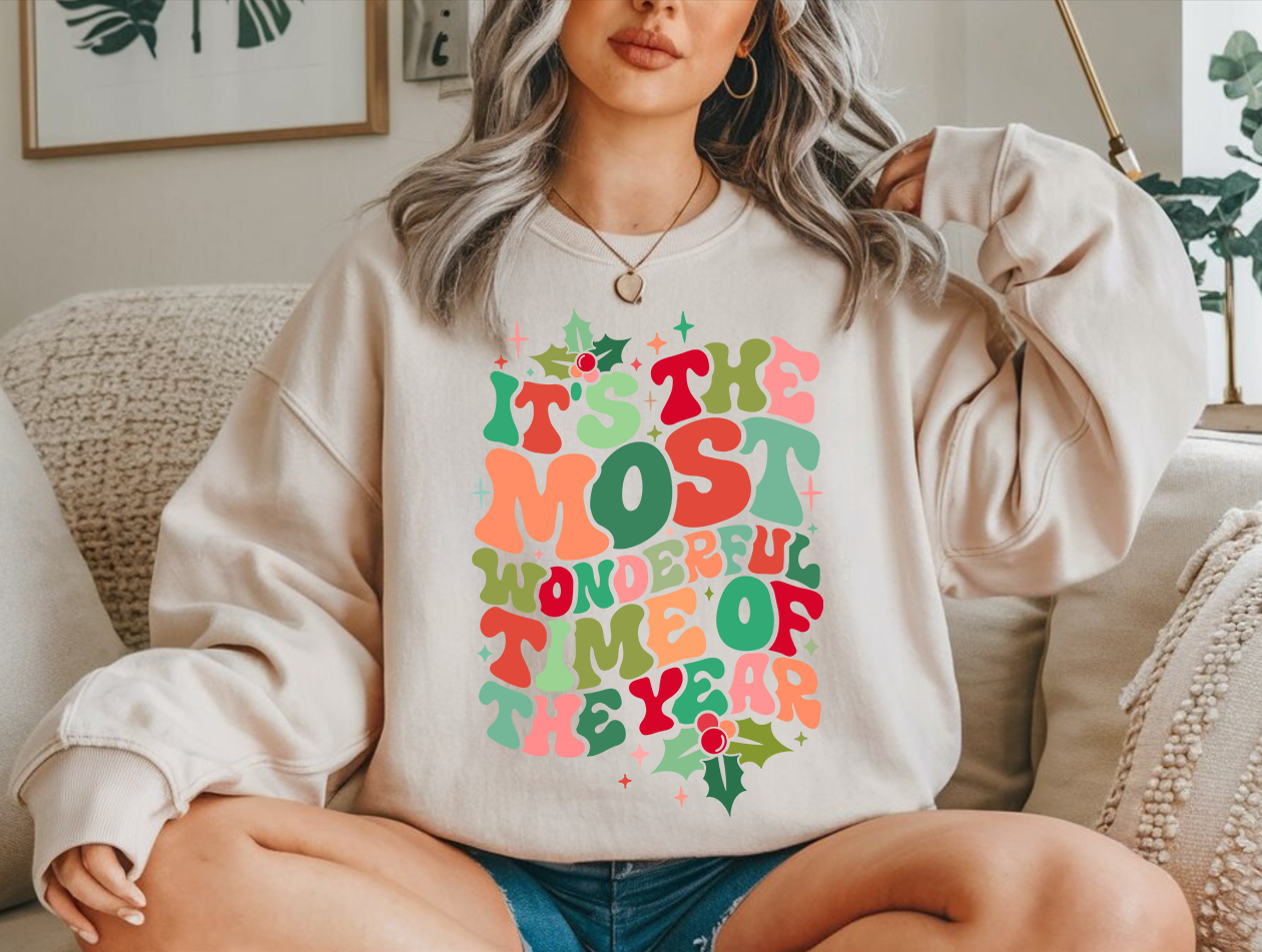 "It's the Most Wonderful Time" Crewneck Sweatshirt